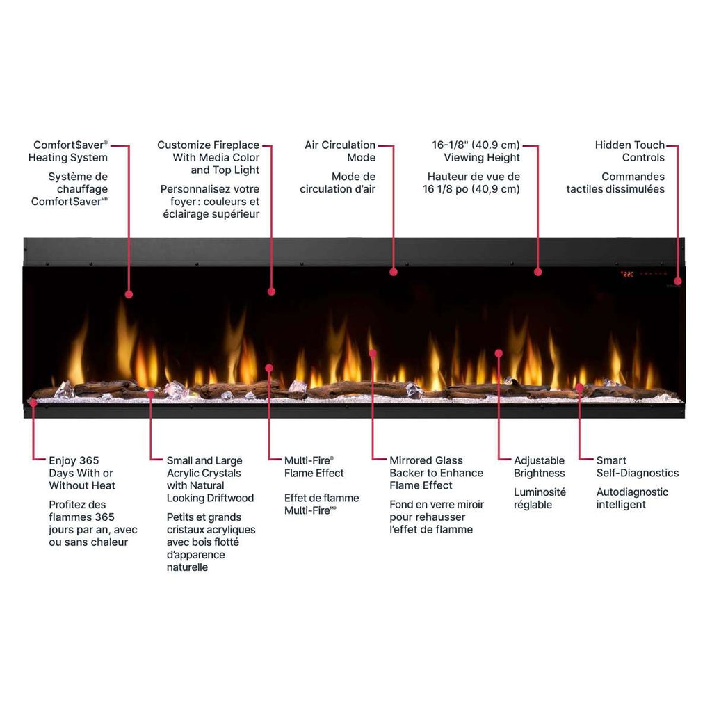 Dimplex IgniteXL Bold 88" Linear Fireplace