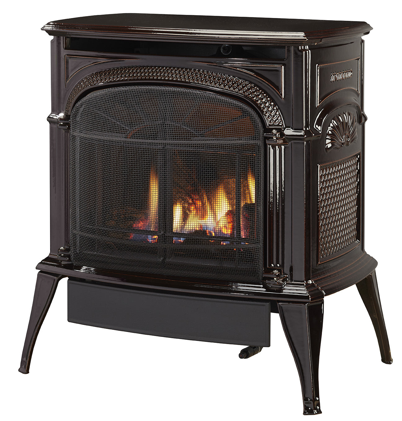 Intrepid Direct Vent Gas Stove – Photo (Majolica – 4C Low Res)