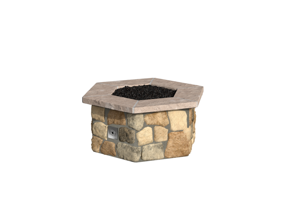 Country Field Stone / Brown Cap Stone