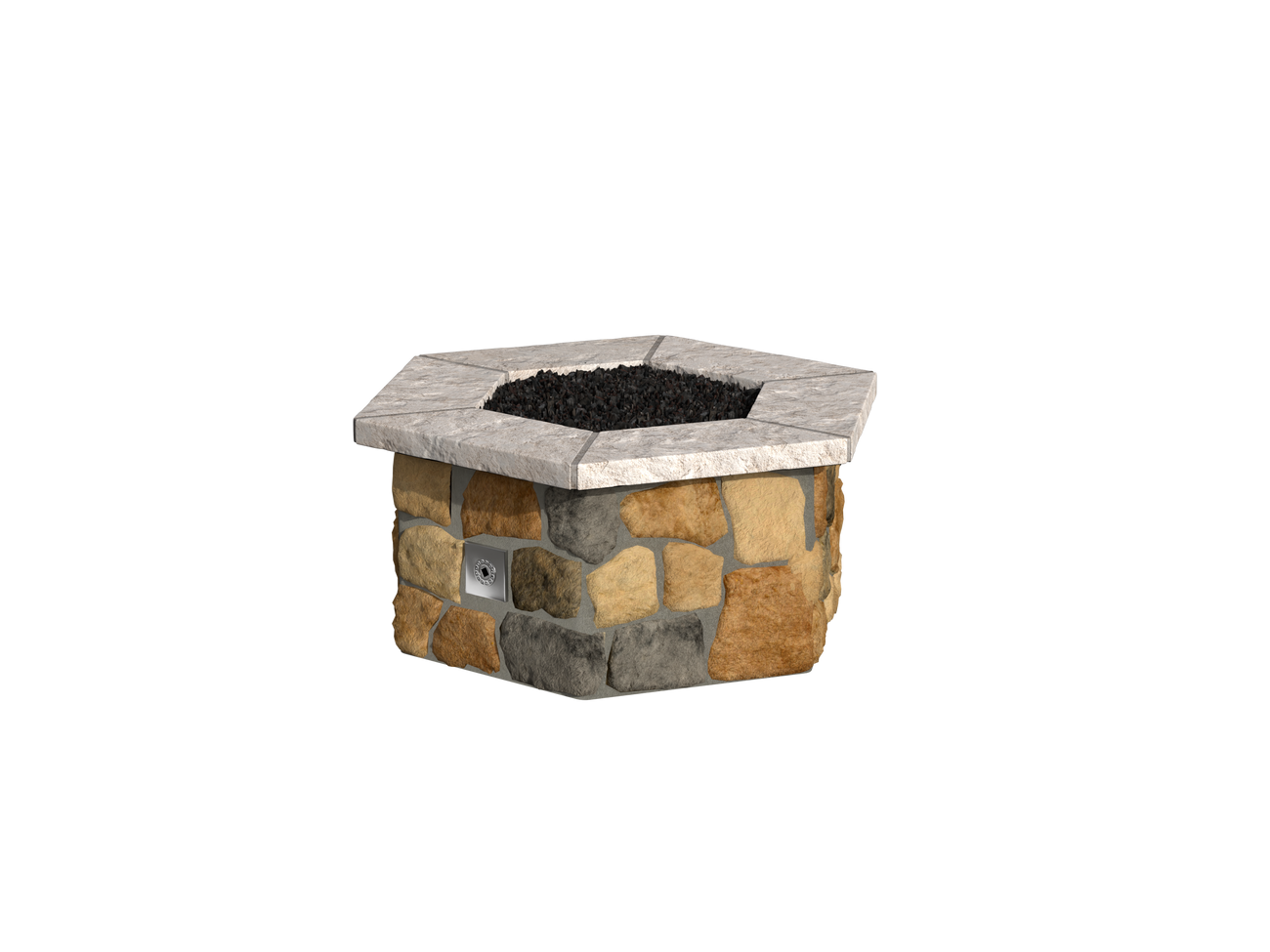 Natural Field Stone / Ash Cap Stone