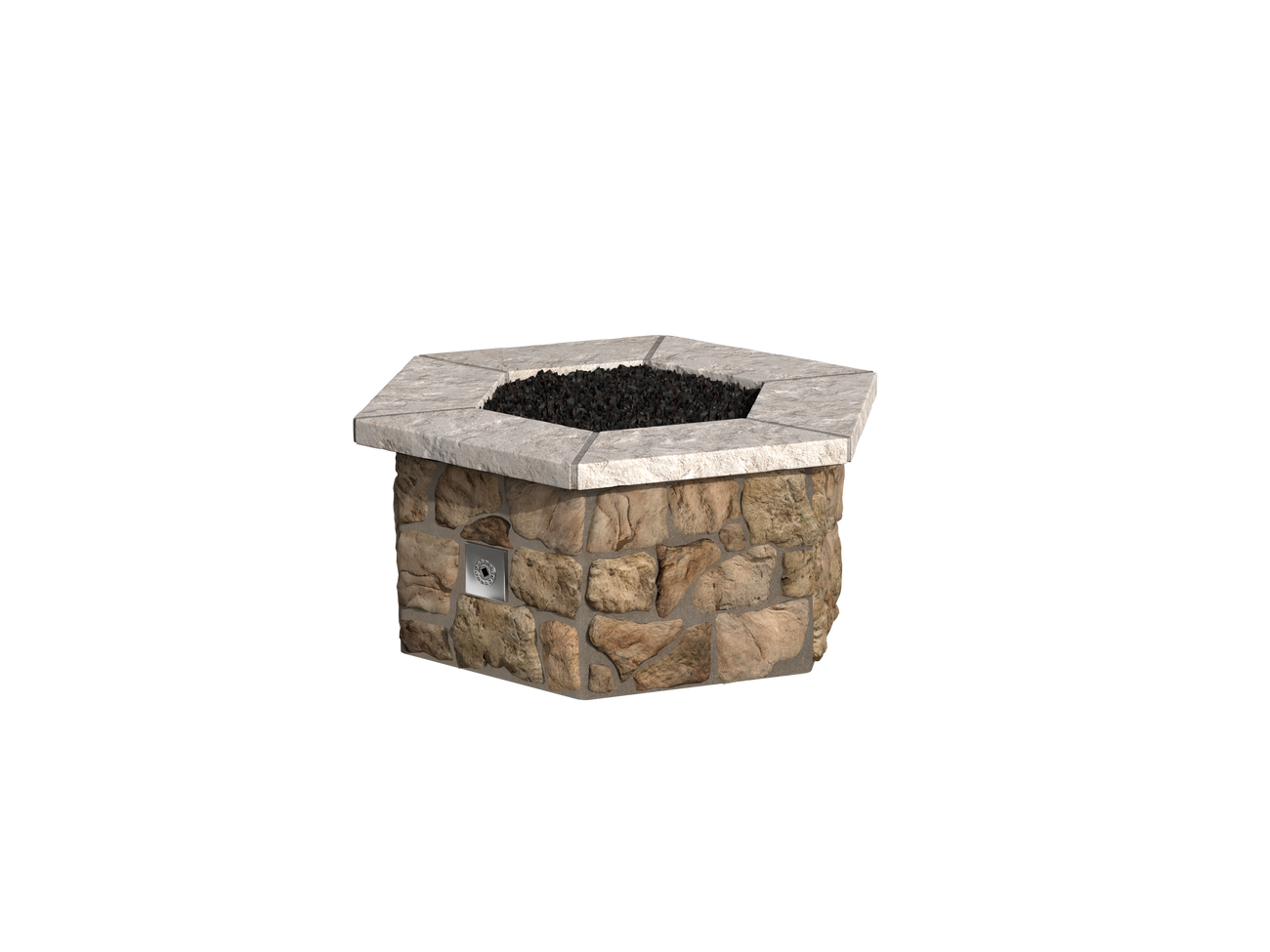 Buff Moss Rock / Ash Cap Stone