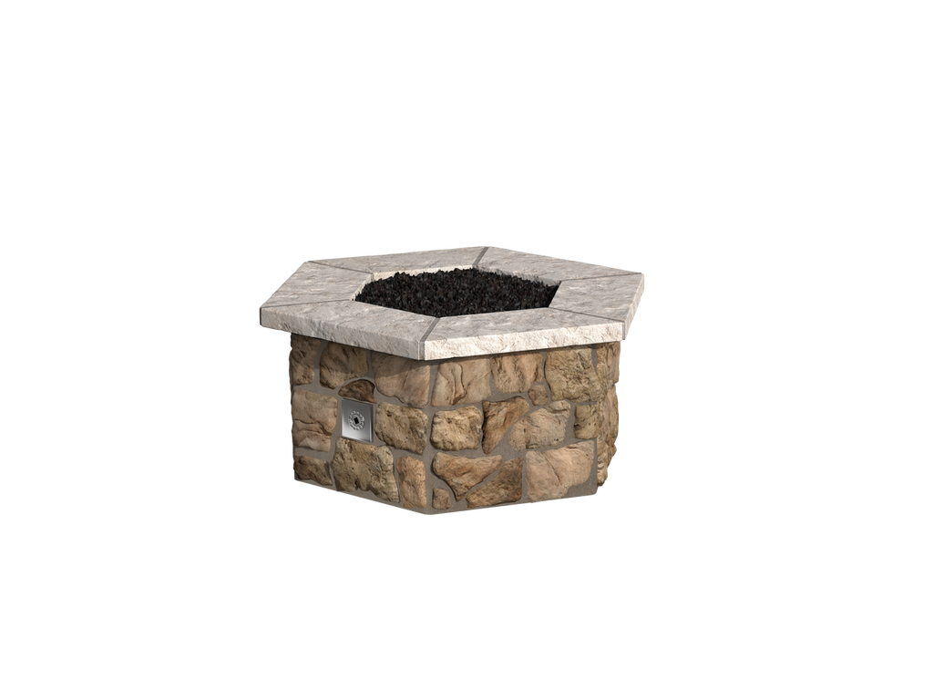 Buff Moss Rock / Ash Cap Stone