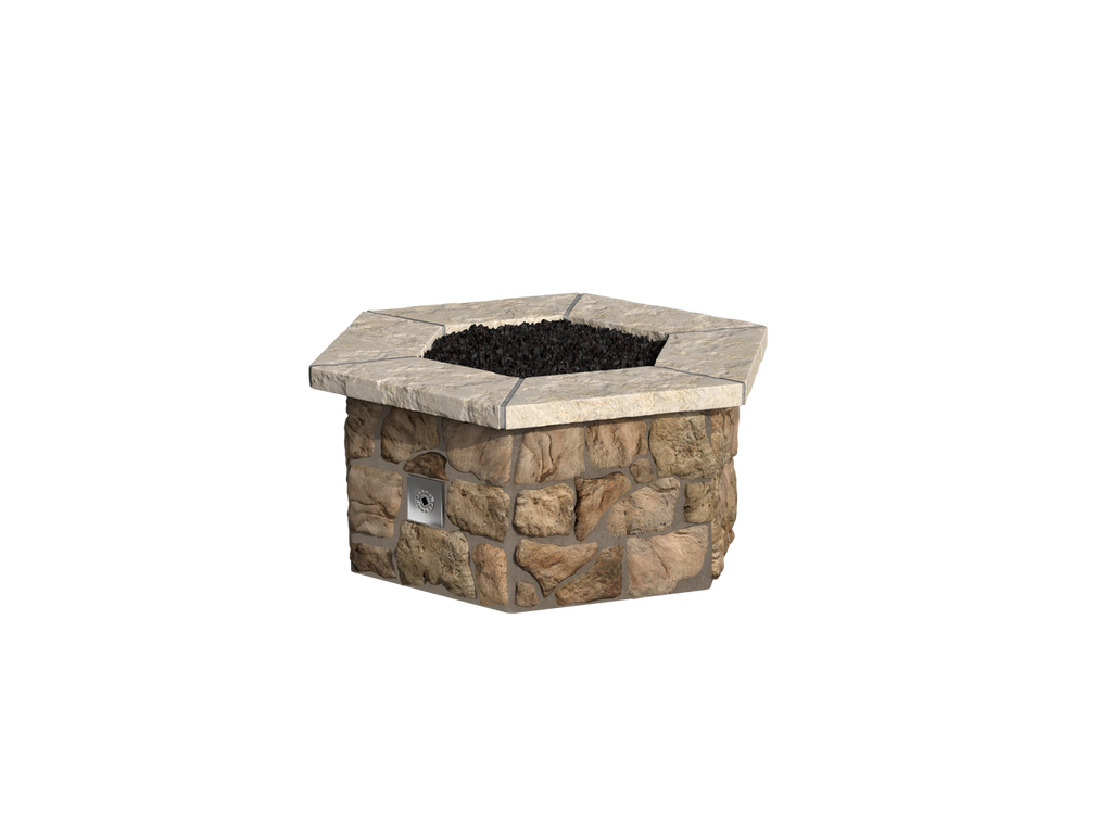 Buff Moss Rock / Natural Cap Stone