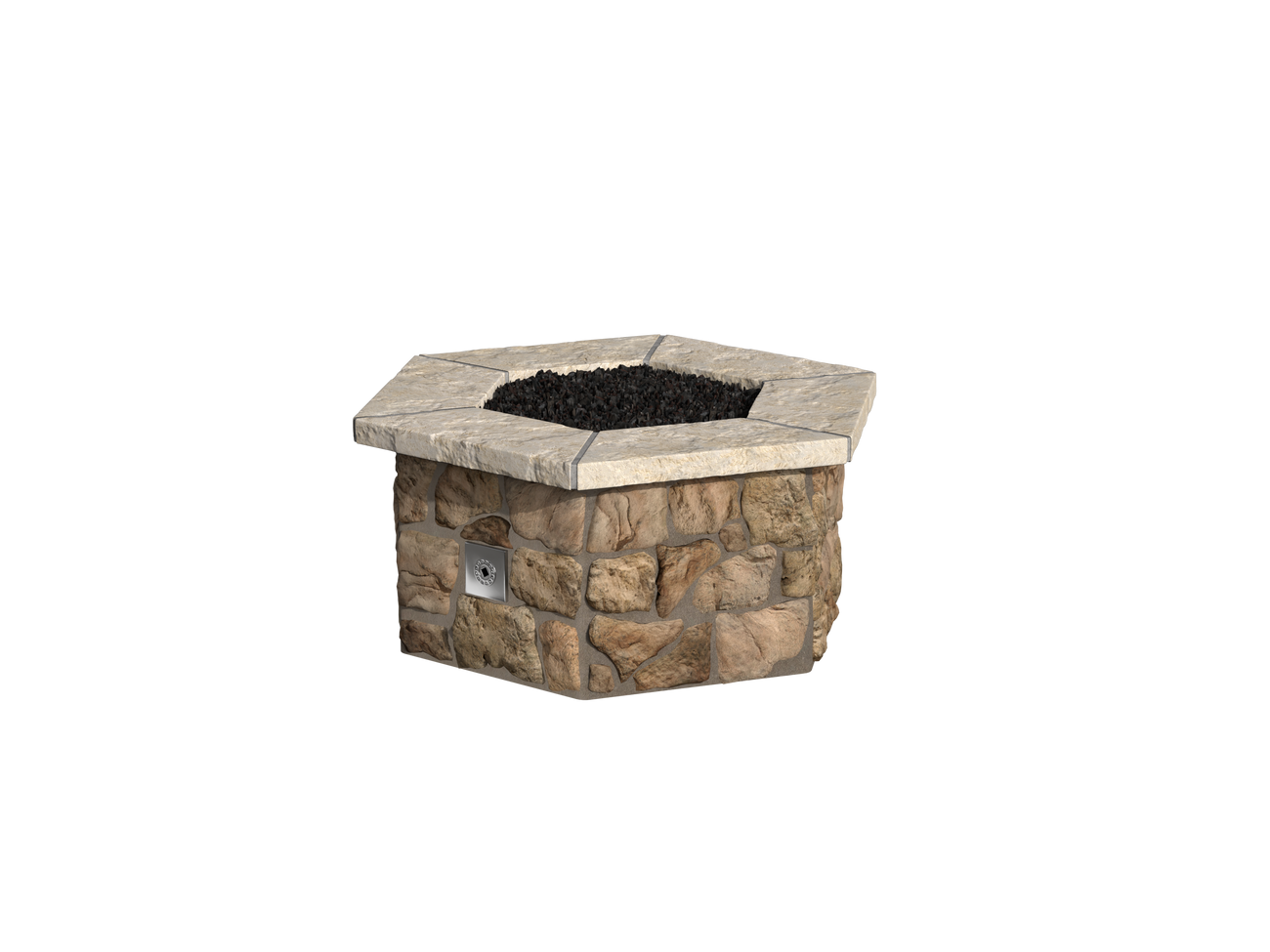 Buff Moss Rock / Natural Cap Stone