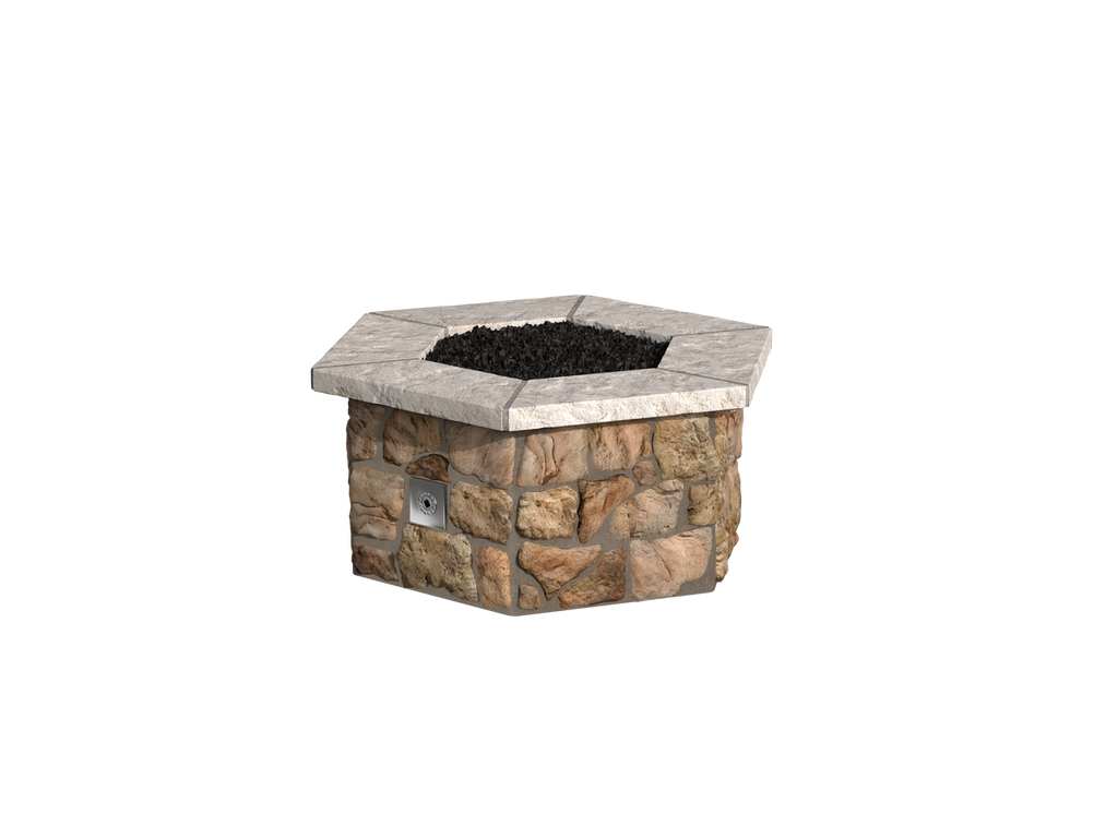 Sienna Moss Rock / Ash Cap Stone