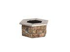 Sienna Moss Rock / Ash Cap Stone