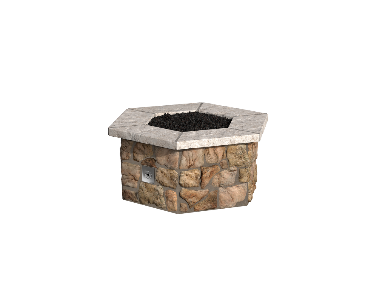 Sienna Moss Rock / Ash Cap Stone