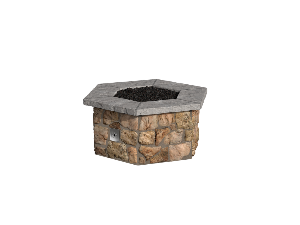 Sienna Moss Rock / Grey Cap Stone