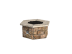 Sienna Moss Rock / Natural Cap Stone