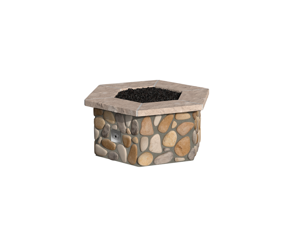 Arkansas River Rock / Brown Cap Stone