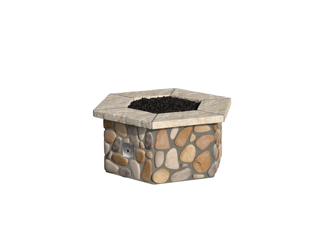 Arkansas River Rock / Natural Cap Stone