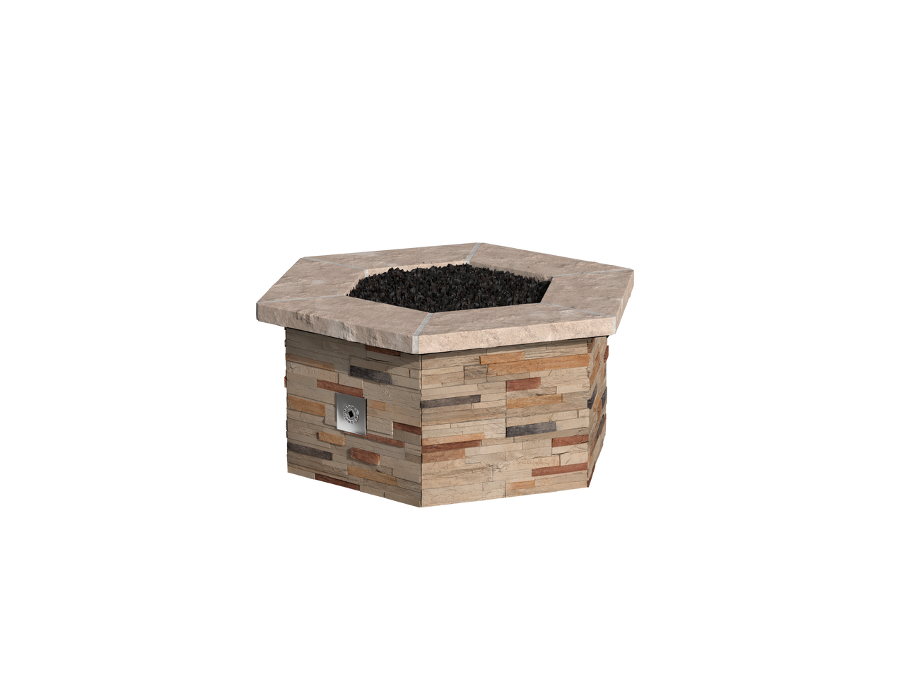 Ponderosa Stacked Stone / Brown Cap Stone