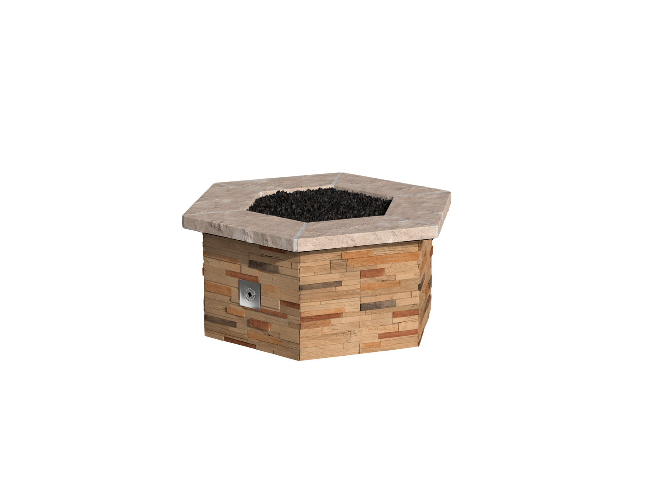 Stonegate Stacked Stone / Brown Cap Stone