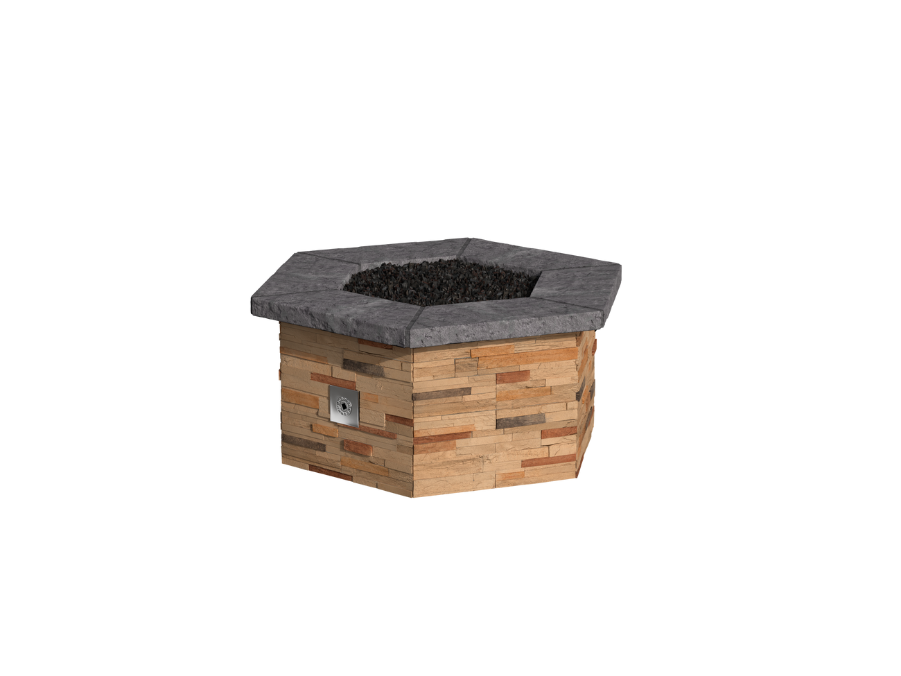 Stonegate Stacked Stone / Del Norte Cap Stone