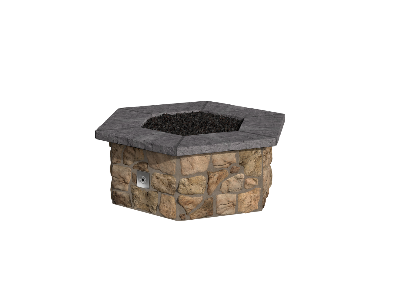 Buff Moss Rock / Del Norte Cap Stone