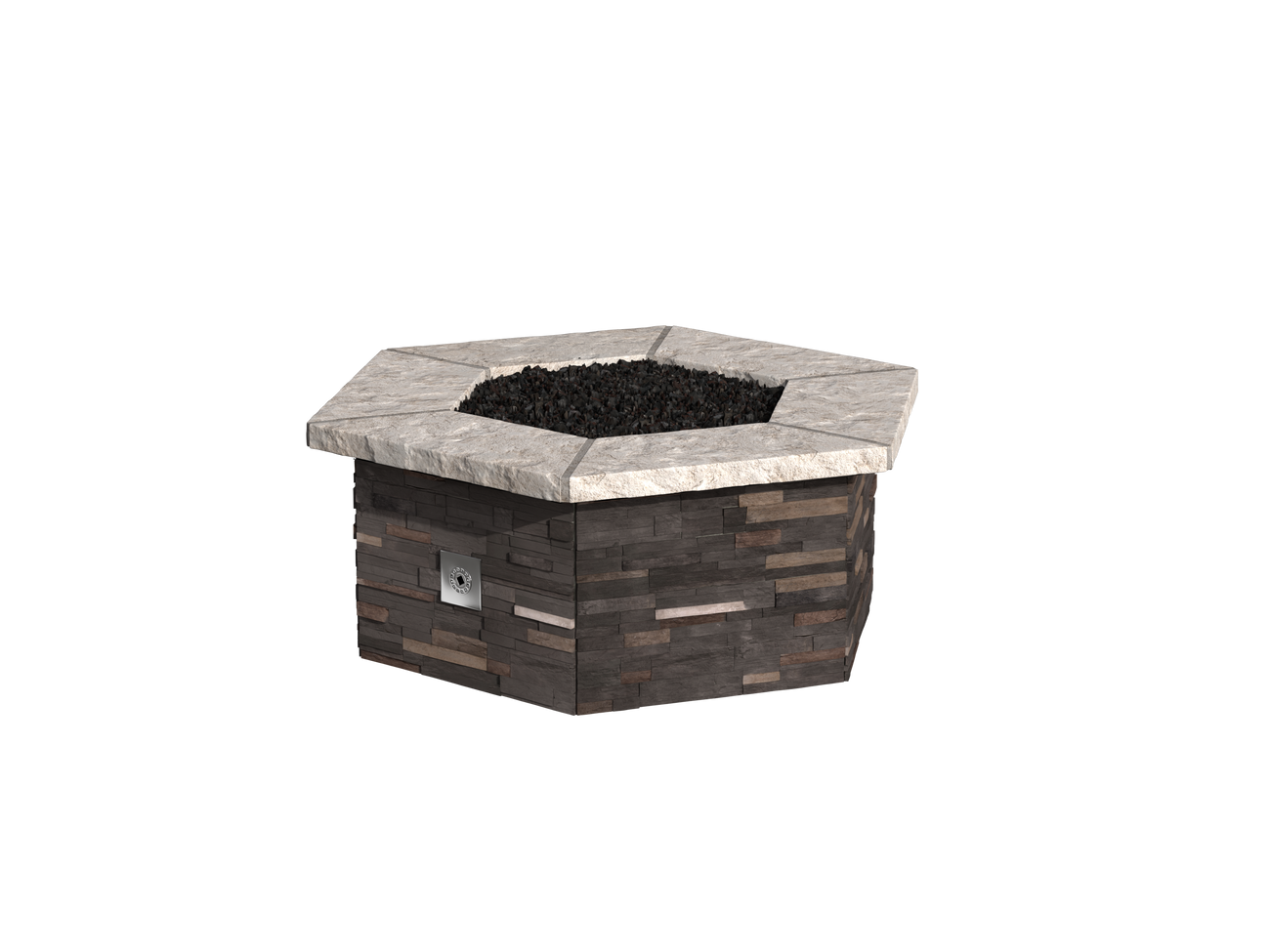 Pinos Creek Stacked Stone / Ash Cap Stone