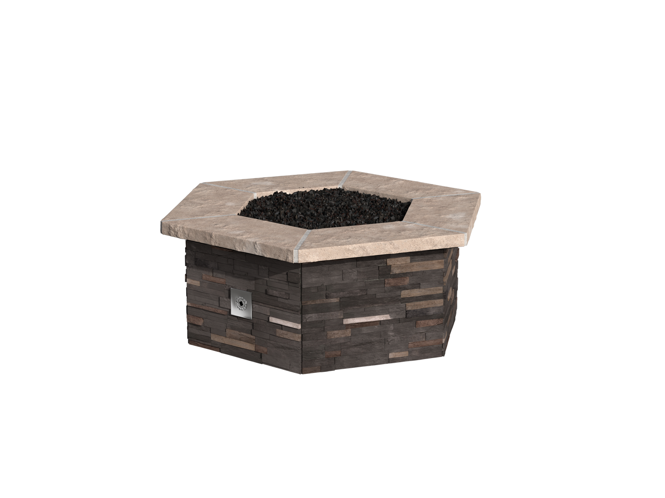 Pinos Creek Stacked Stone / Brown Cap Stone