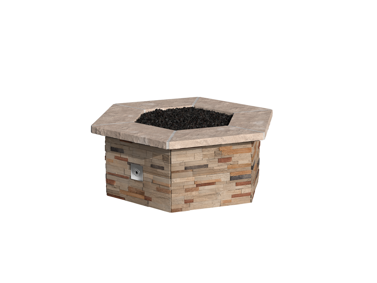 Ponderosa Stacked Stone / Brown Cap Stone