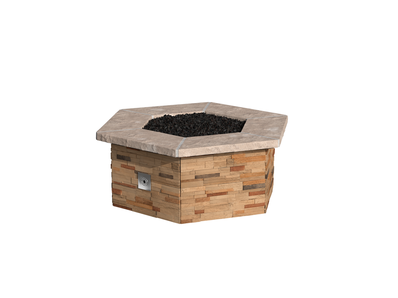 Stonegate Stacked Stone / Brown Cap Stone
