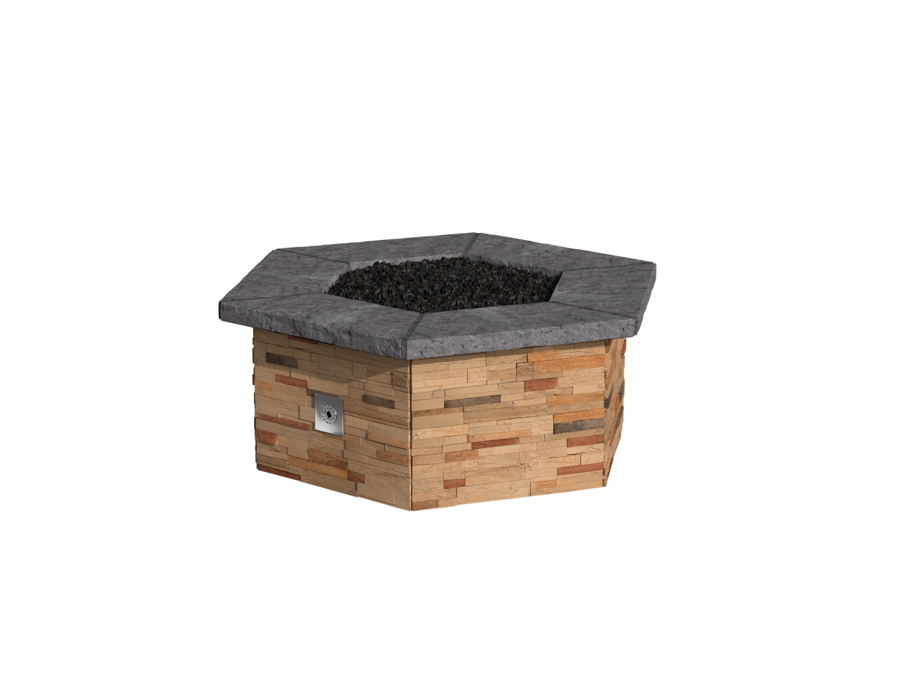 Stonegate Stacked Stone / Del Norte Cap Stone