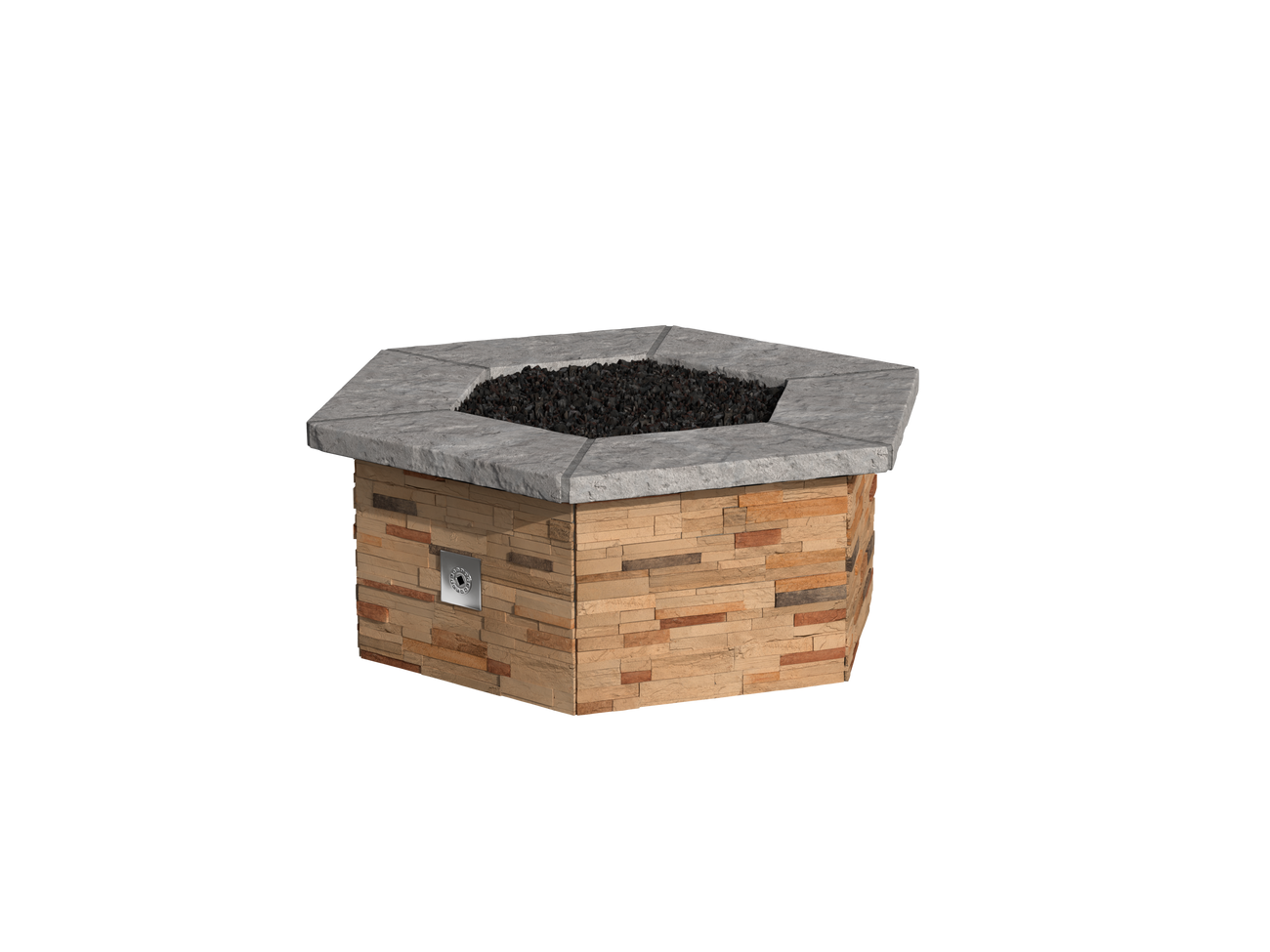Stonegate Stacked Stone / Grey Cap Stone