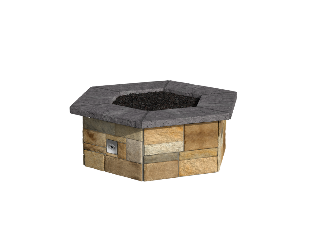 Natural Limestone / Del Norte Cap Stone