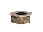 Buff Moss Rock / Brown Cap Stone