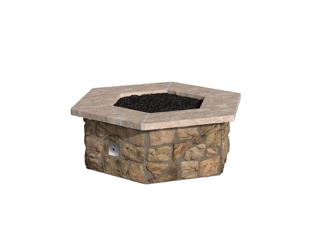 Buff Moss Rock / Brown Cap Stone