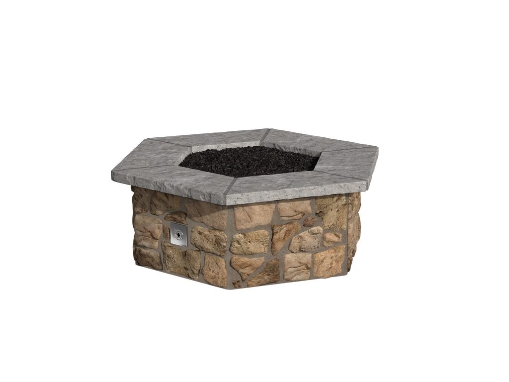 Buff Moss Rock / Grey Cap Stone