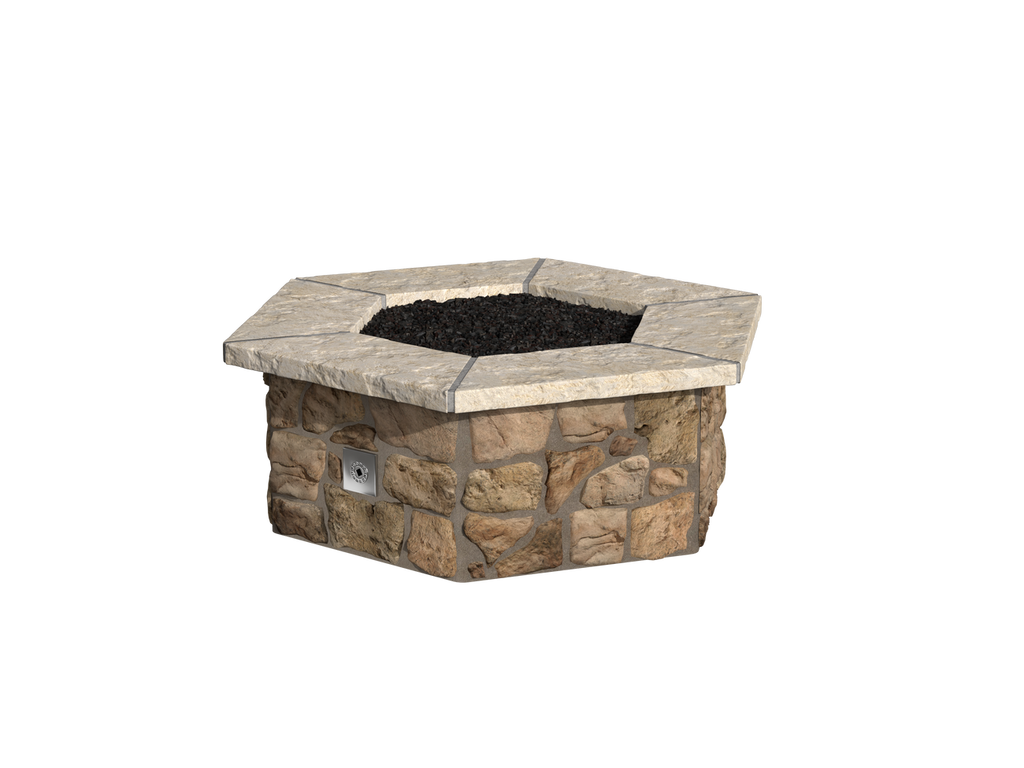 Buff Moss Rock / Natural Cap Stone