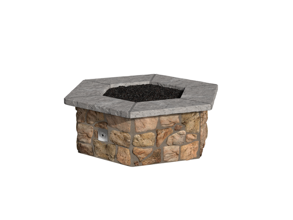 Sienna Moss Rock / Grey Cap Stone