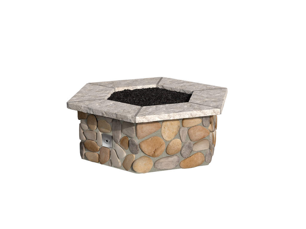 Arkansas River Rock / Ash Cap Stone