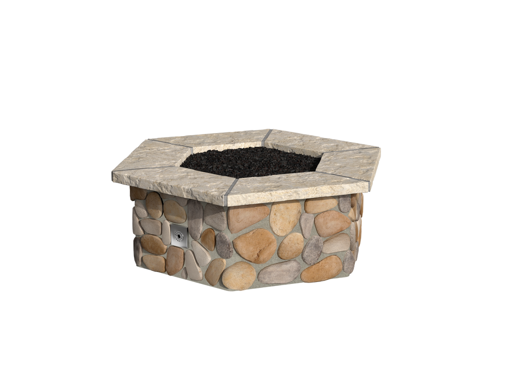 Arkansas River Rock / Natural Cap Stone