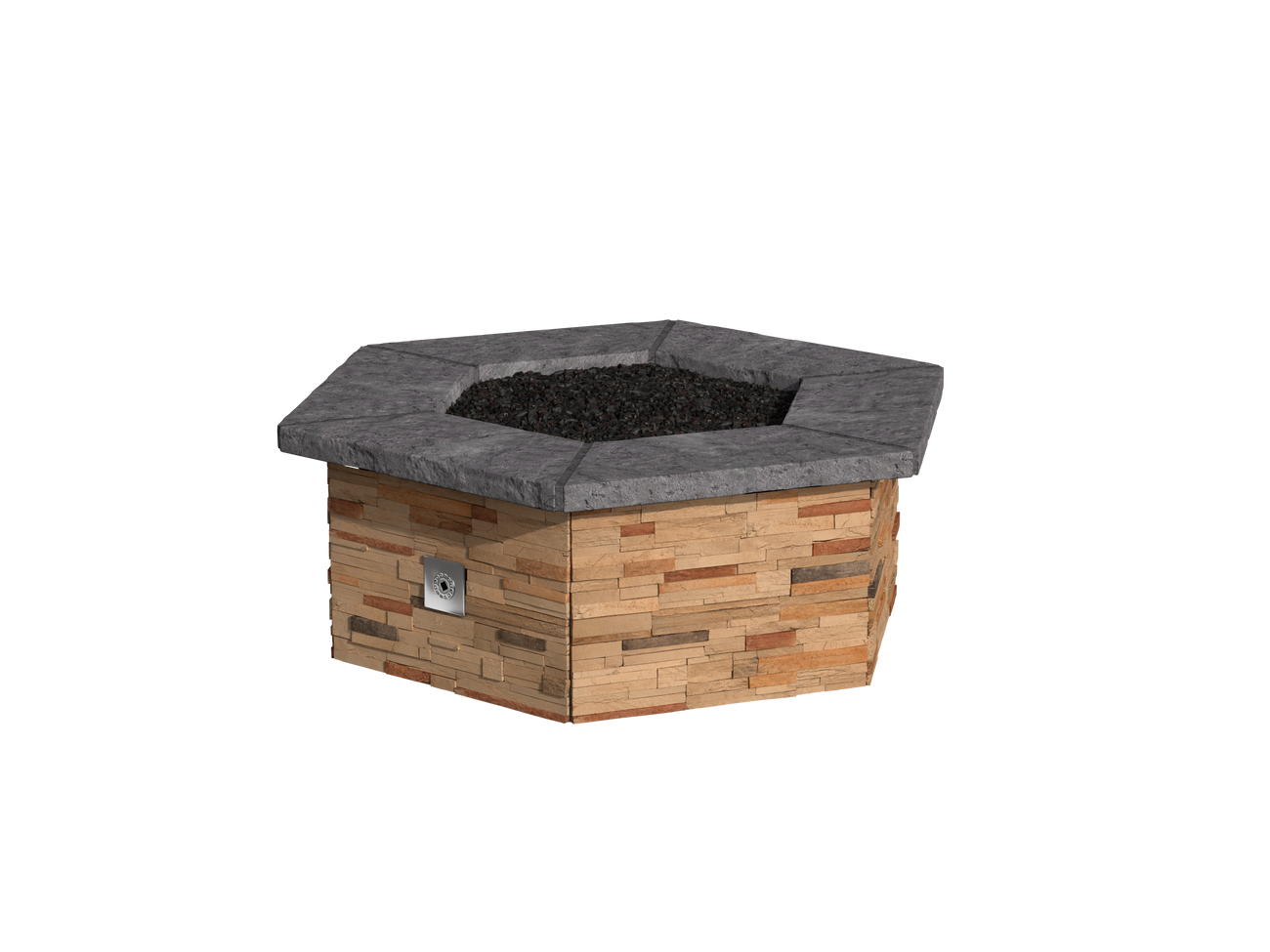 Stonegate Stacked Stone / Del Norte Cap Stone