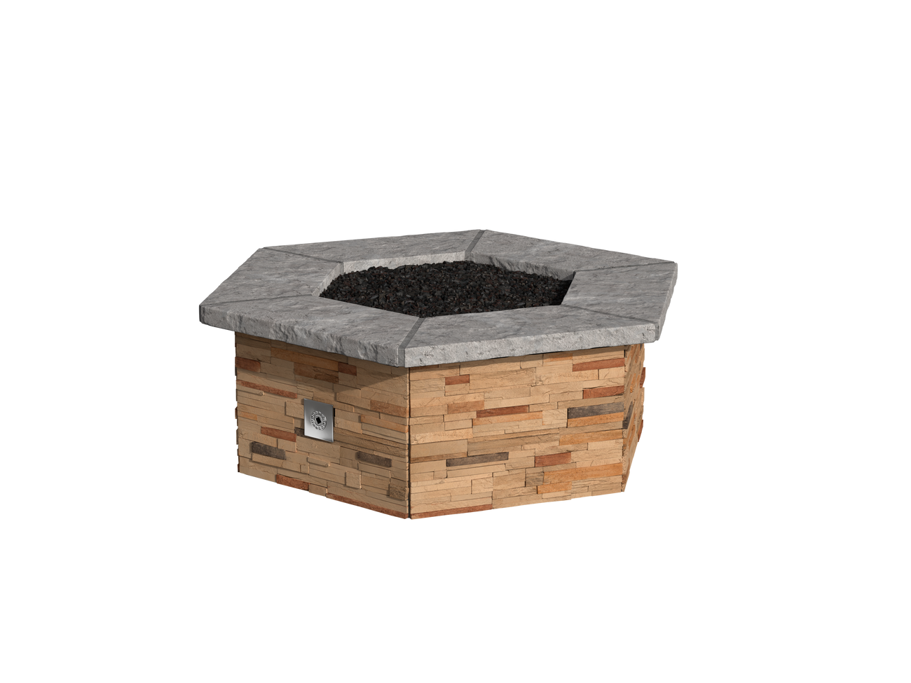 Stonegate Stacked Stone / Grey Cap Stone