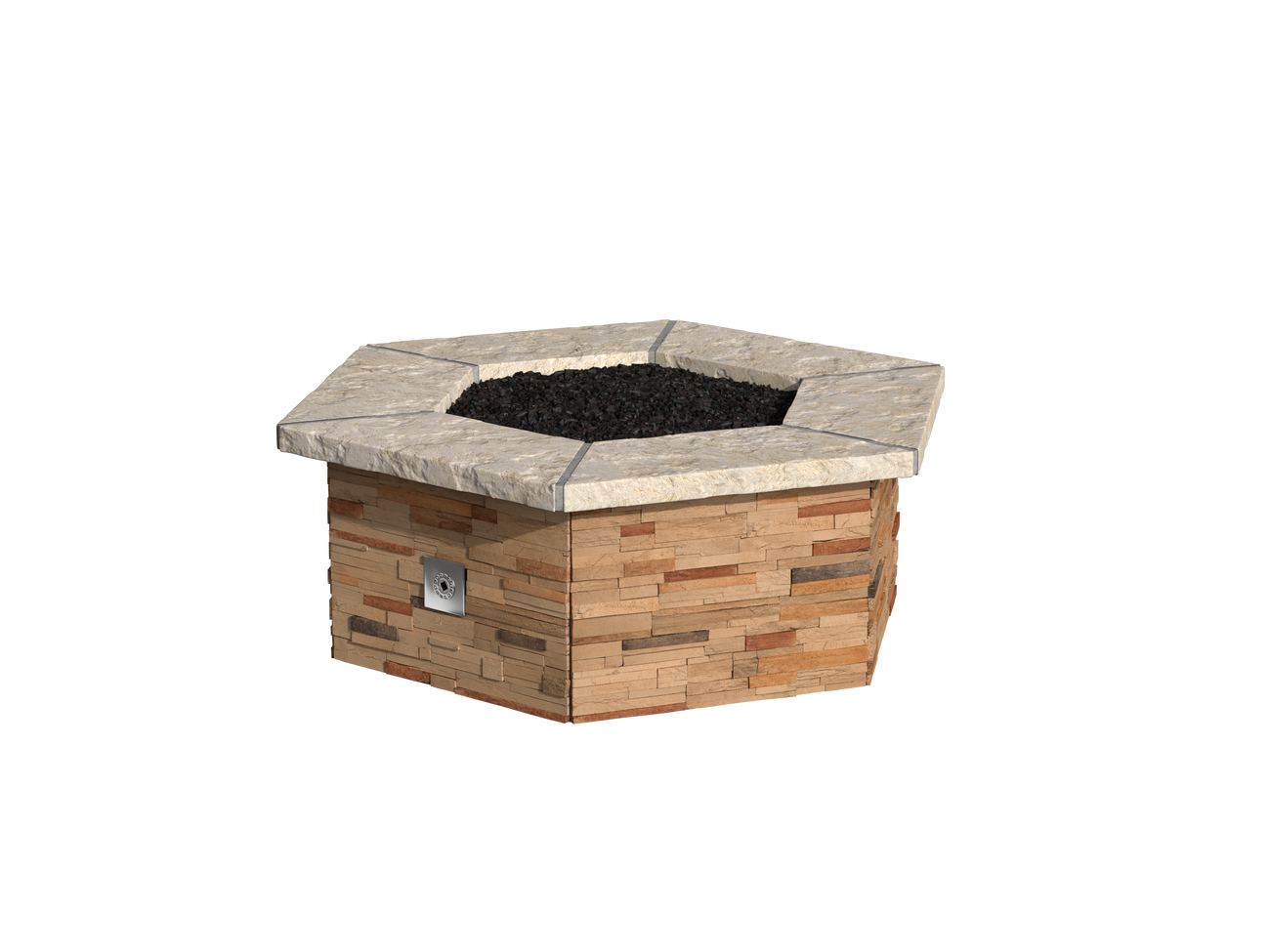 Stonegate Stacked Stone / Natural Cap Stone
