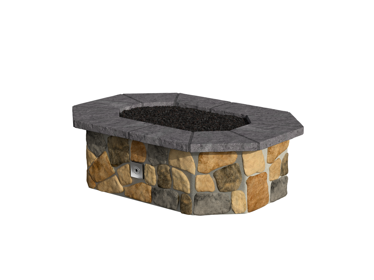 Natural Field Stone / Del Norte Cap Stone