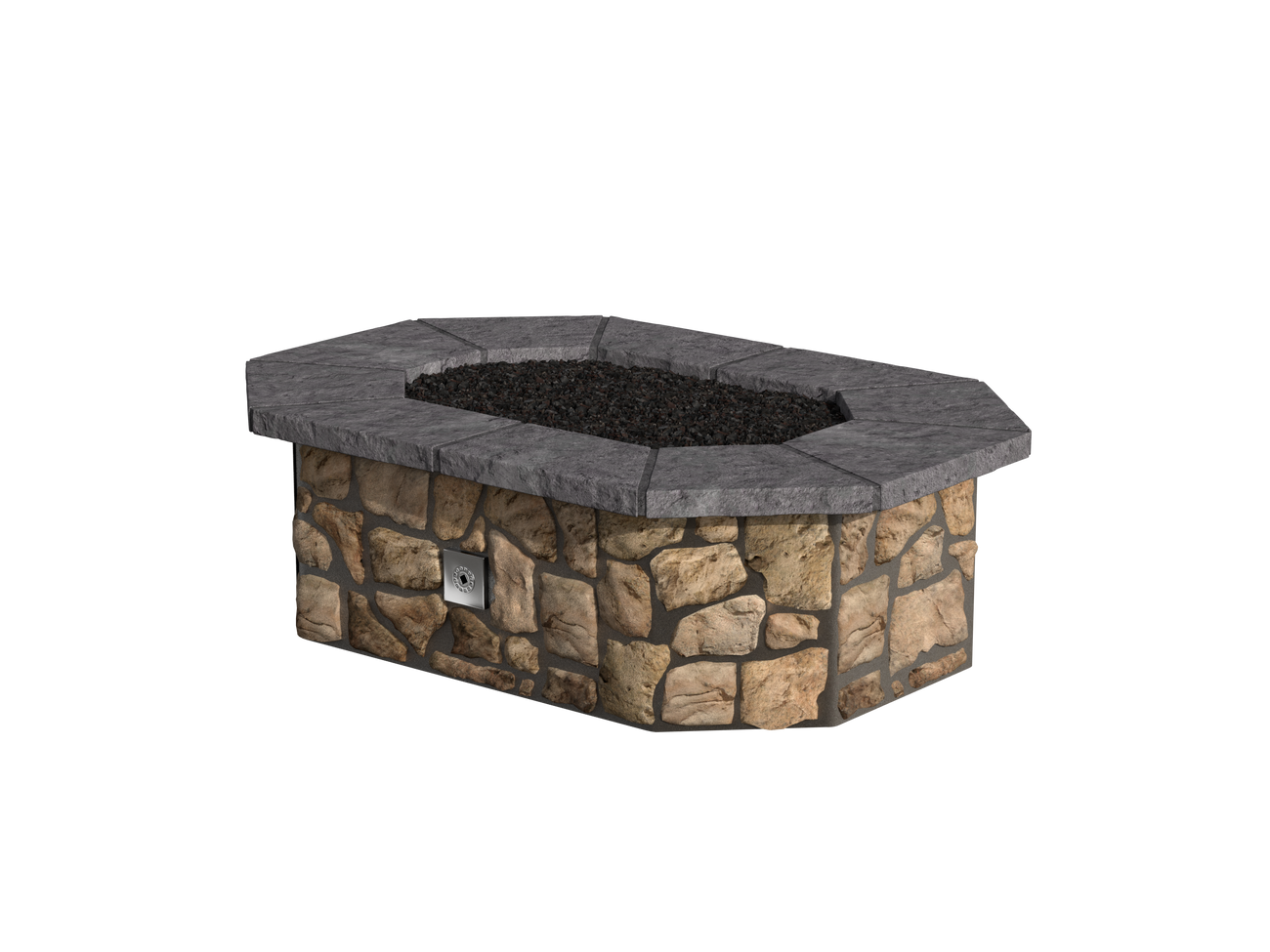 Buff Moss Rock / Del Norte Cap Stone