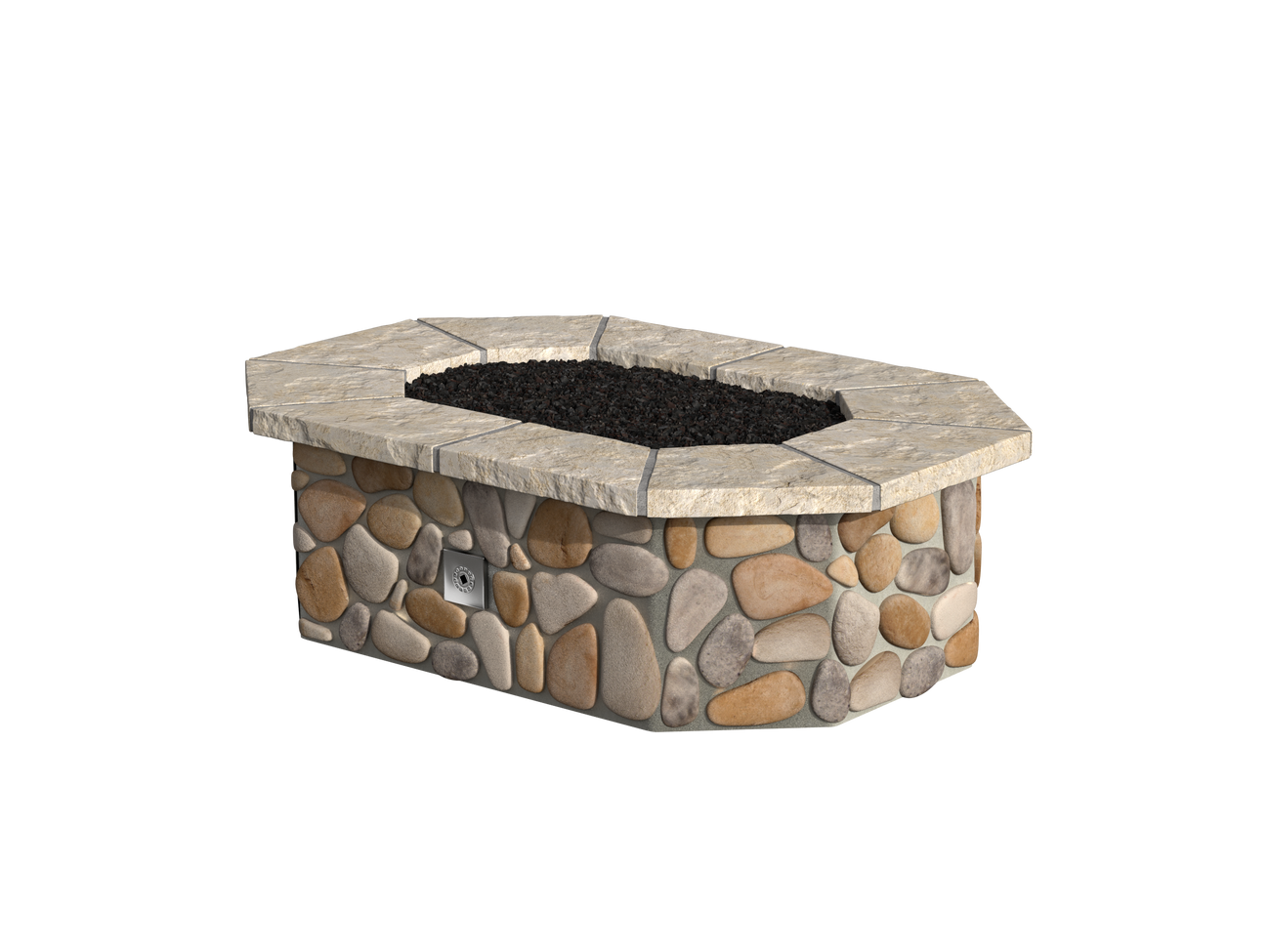 Arkansas River Rock / Natural Cap Stone