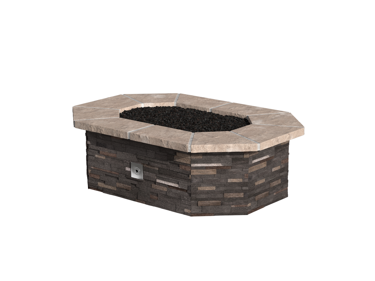 Pinos Creek Stacked Stone / Brown Cap Stone