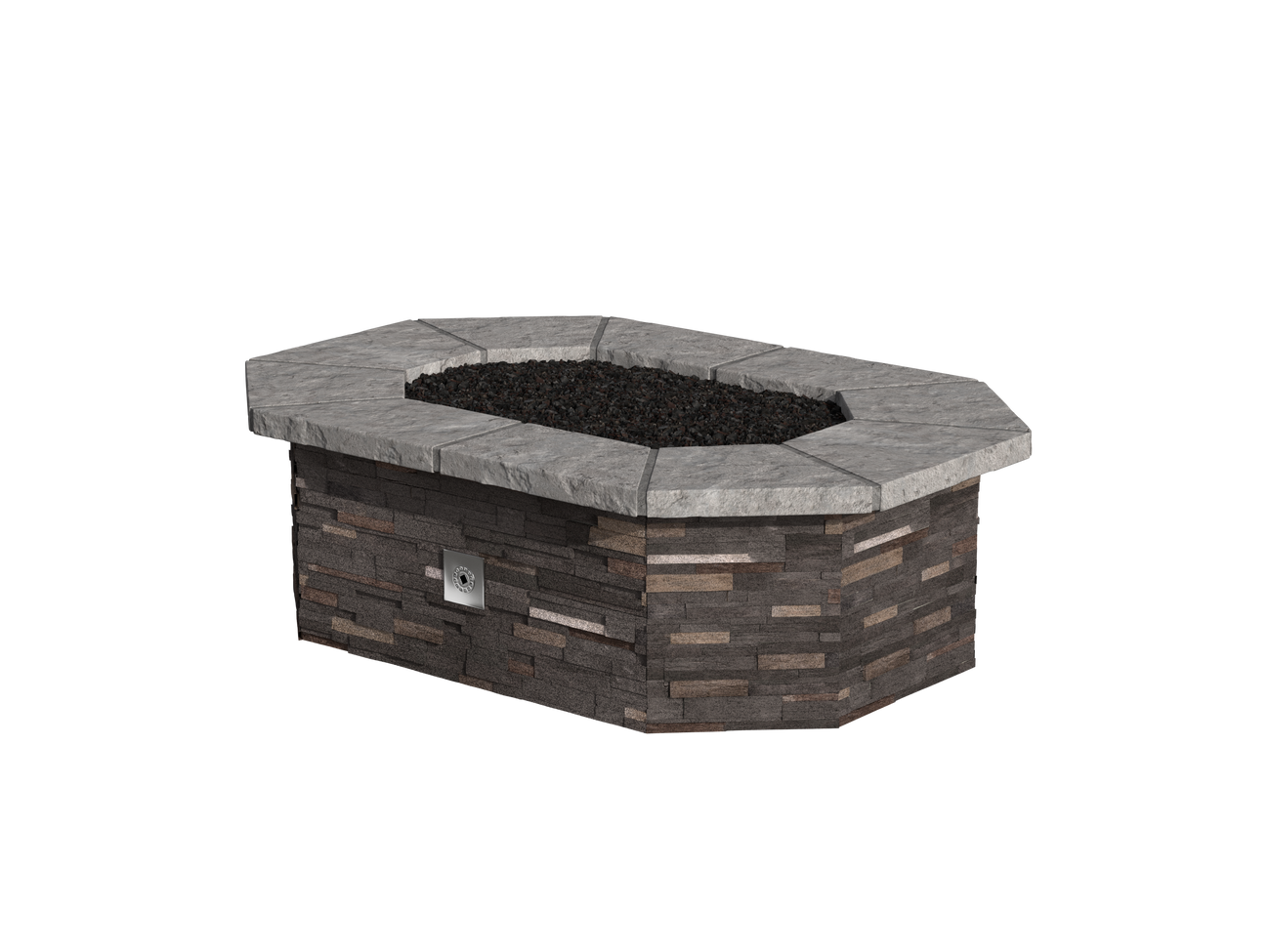 Pinos Creek Stacked Stone / Grey Cap Stone