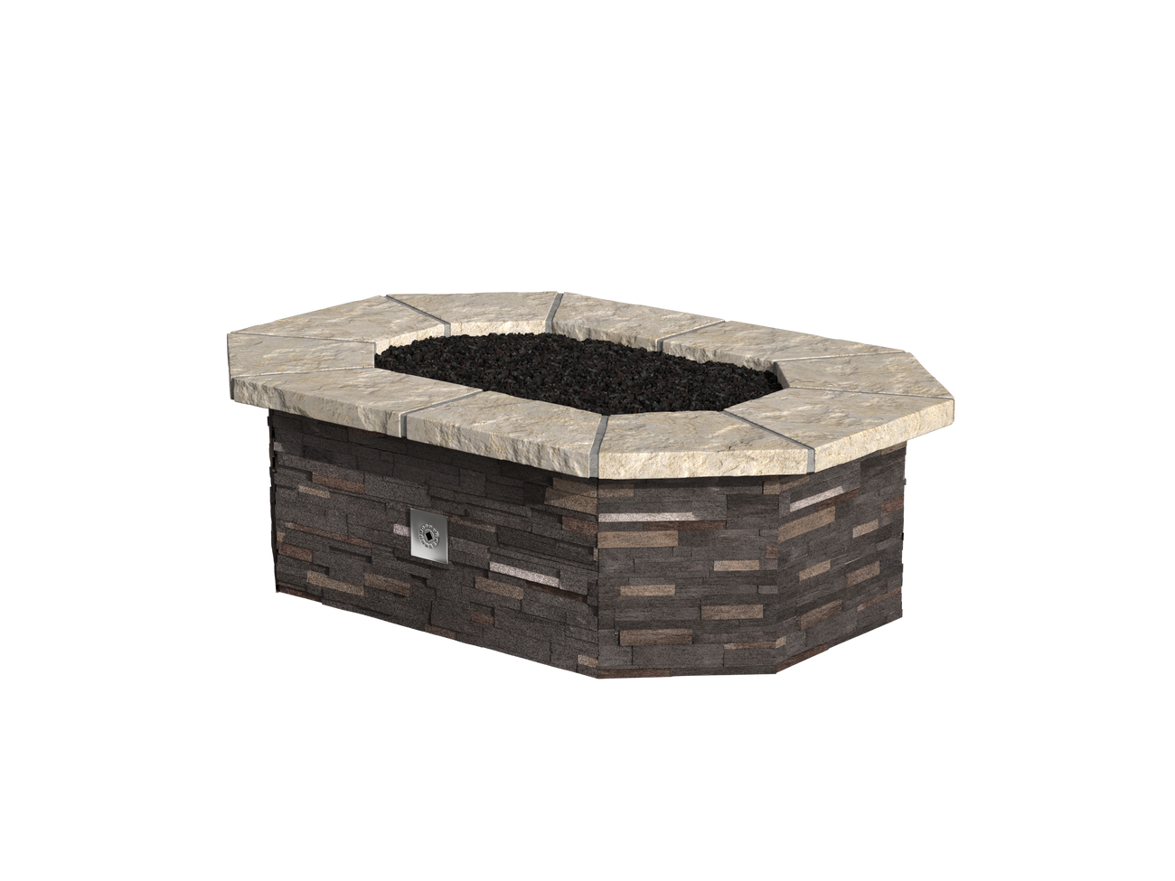 Pinos Creek Stacked Stone / Natural Cap Stone