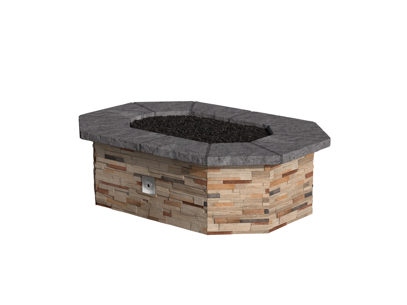 Ponderosa Stacked Stone / Del Norte Cap Stone