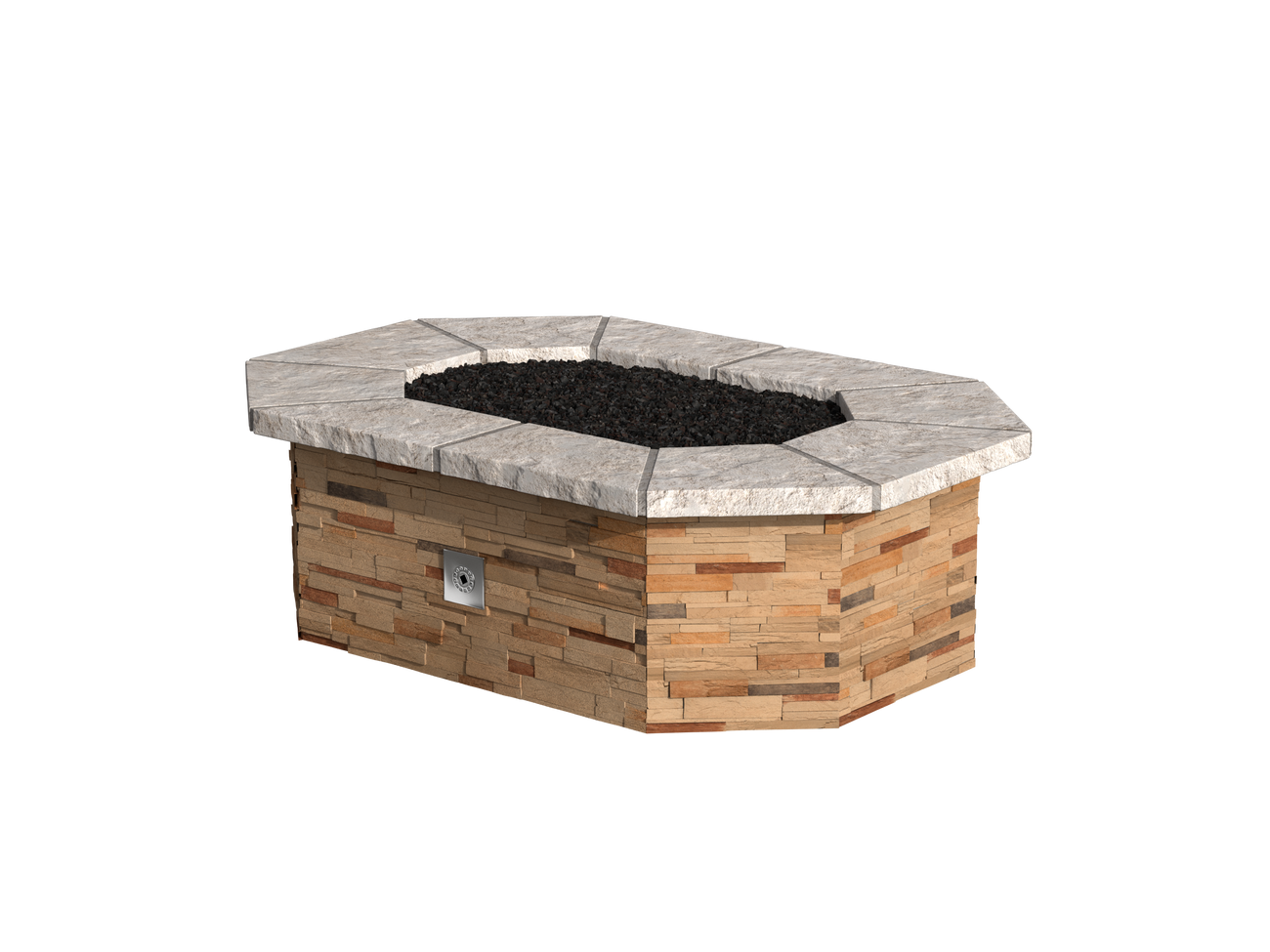 Stonegate Stacked Stone / Ash Cap Stone