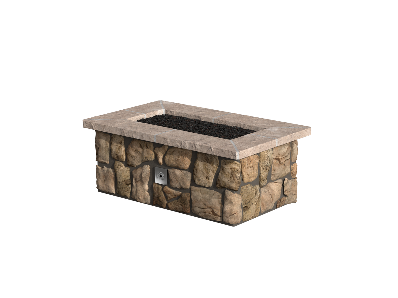 Buff Moss Rock / Brown Cap Stone