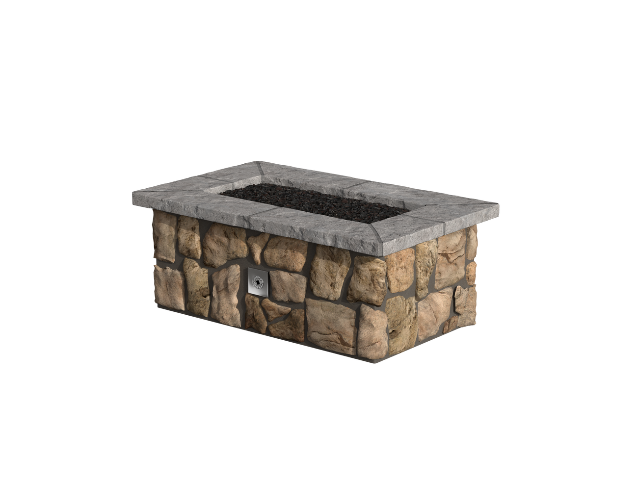 Buff Moss Rock / Grey Cap Stone