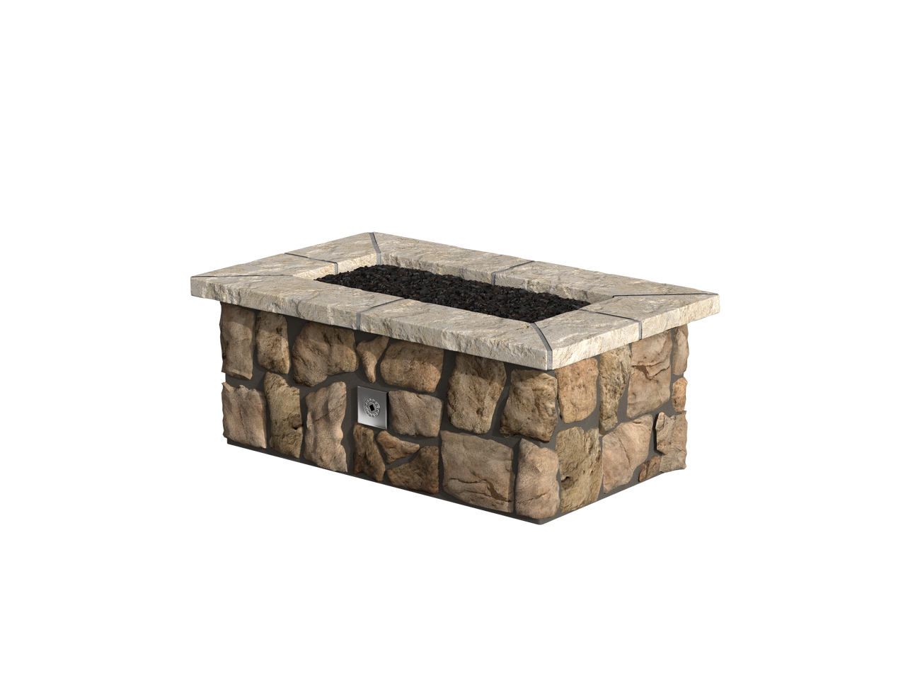 Buff Moss Rock / Natural Cap Stone