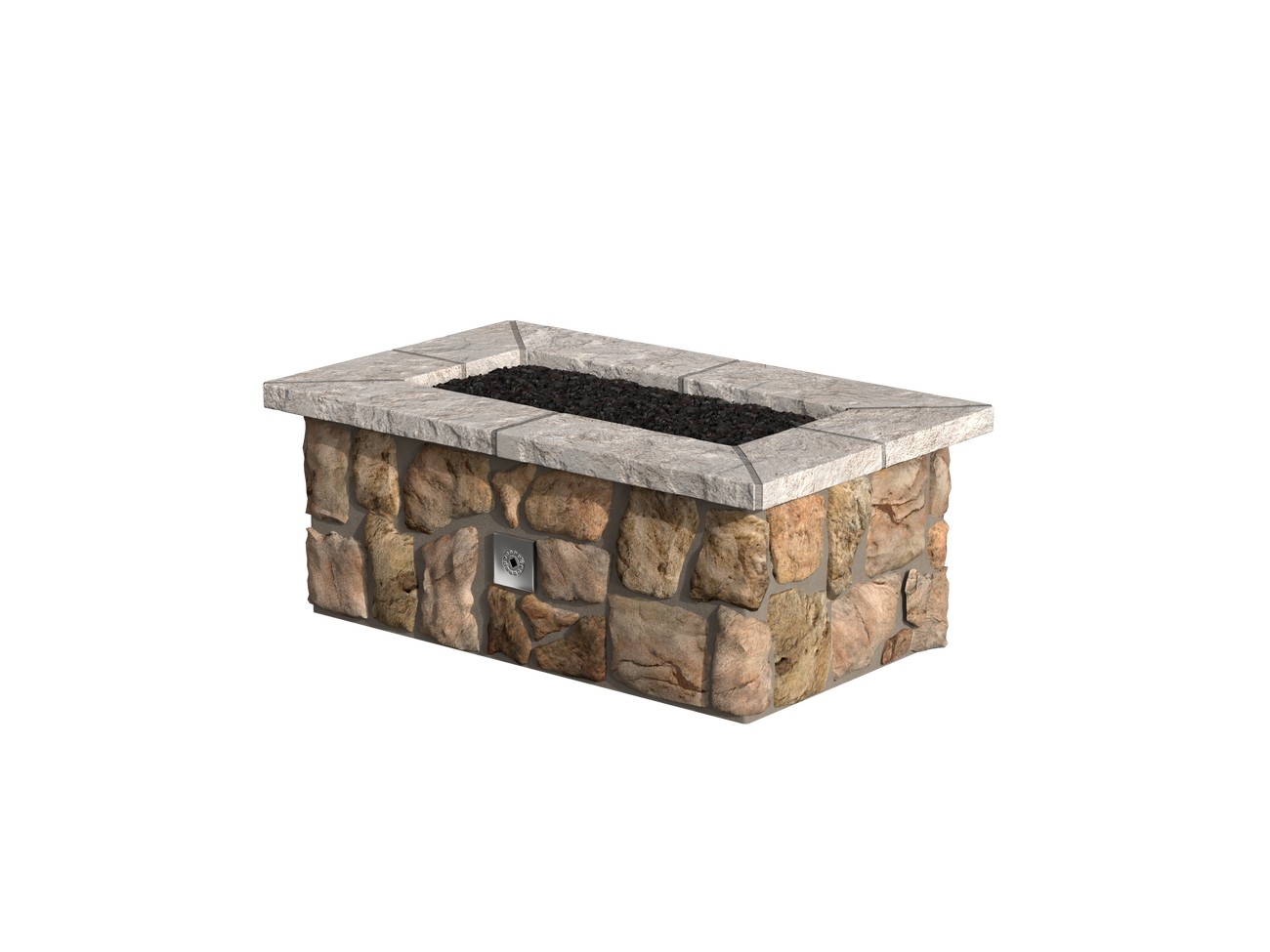Sienna Moss Rock / Ash Cap Stone