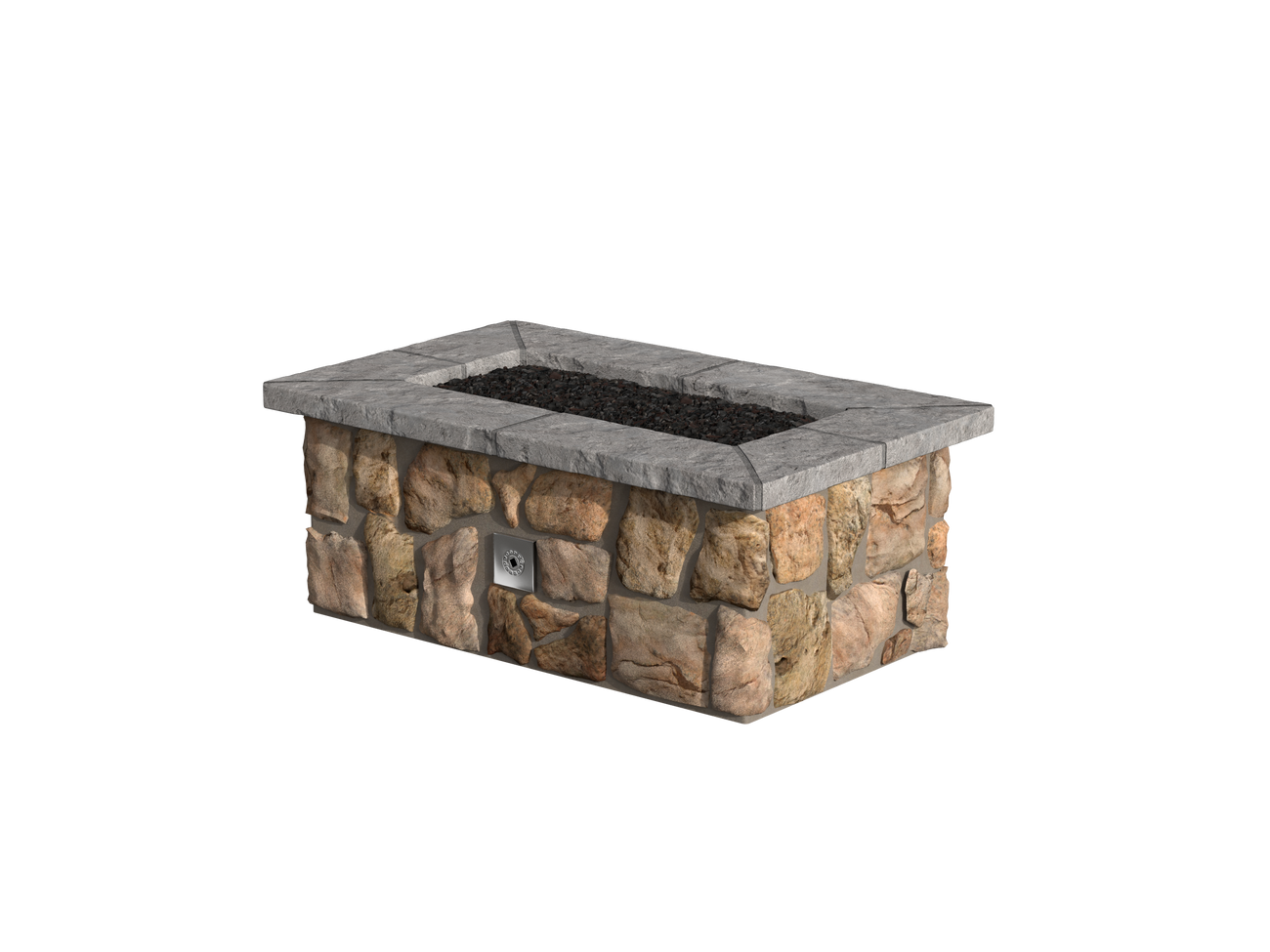 Sienna Moss Rock / Grey Cap Stone