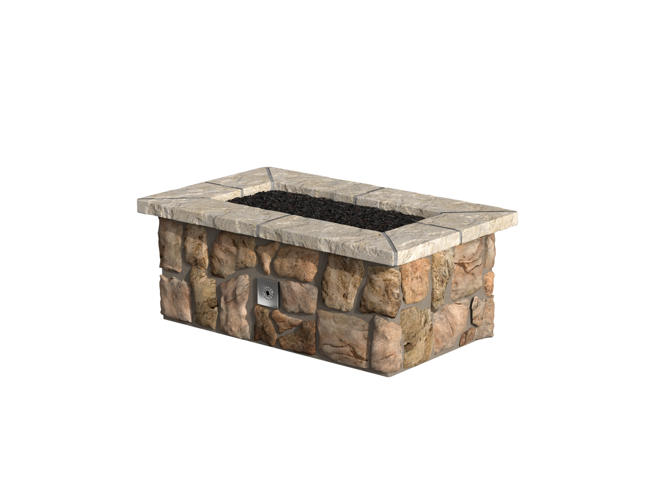 Sienna Moss Rock / Natural Cap Stone